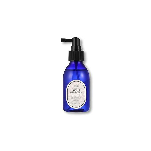 TENZERO Aqua Cooling Hair Scalp Tonic 3.38oz / 100ml, Instant Spray, Revitalize Dry Scalp, Nutritional Care Support Grow Healthier
