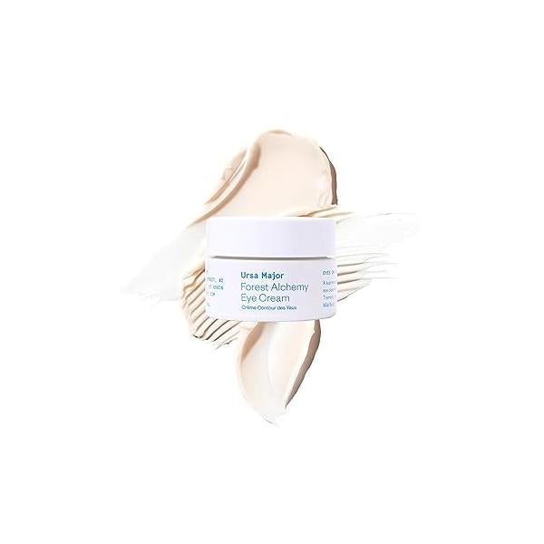 Ursa Major Forest Alchemy Eye Cream | Natural Under-Eye Moisturizer for Dark Circles, Fine Lines, Puffy Eyes and Wrinkles Vegan, Cruelty-Free, Non-toxic, Unscented 0.50 ounces