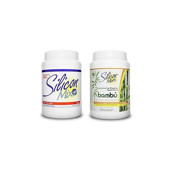 Combo | Silicon Mix 60oz + Bambu - Hair Treatment