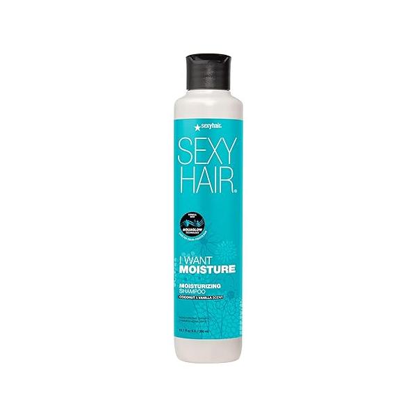 SEXYHAIR I WANT MOISTURE Shampoo/Conditioner, 10.1oz | Tames Frizz Increases Shine by 60% All Hair Types