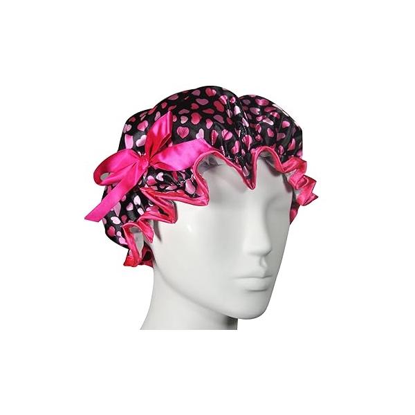 Stylish Satin Shower Cap - Zebra