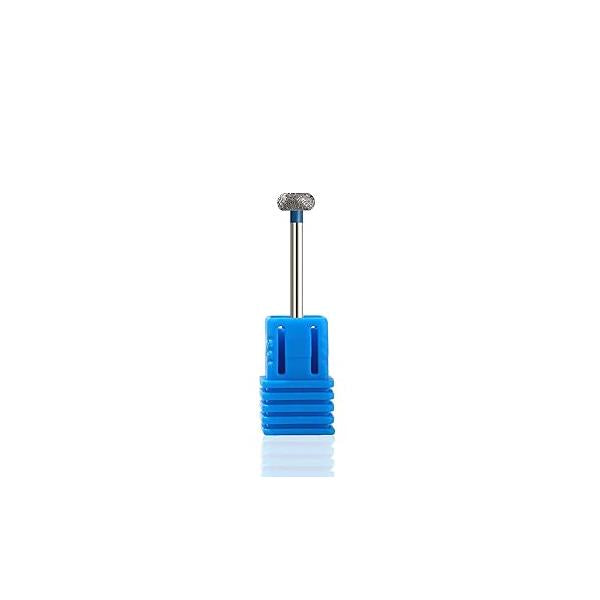 NMKL Electric Round Diamond Drill Bit Cuticle Cleaner 3/32" Nail File Rotary Salon Manicure Pedicure Tool (Medium)