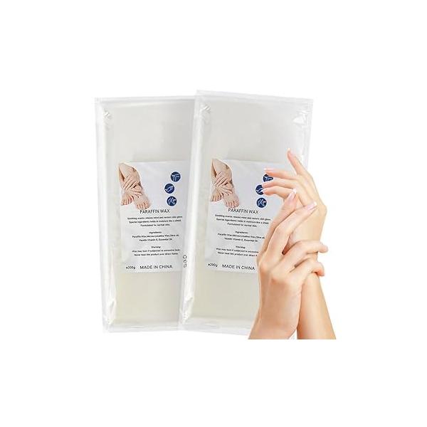 2 Pack Paraffin Wax Refills - Unscented for Hand and Feet, Machine Bath Feet Dry Skin,Hydration Nourish