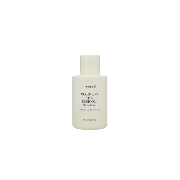 TREECELL Recovery Oil Essence, 3.4 fl oz (100 ml), Korean Cosmetics, Hair Oil, Serum, Damaged Hair, Nutrition Care, Moisture Elasticity Dry Care