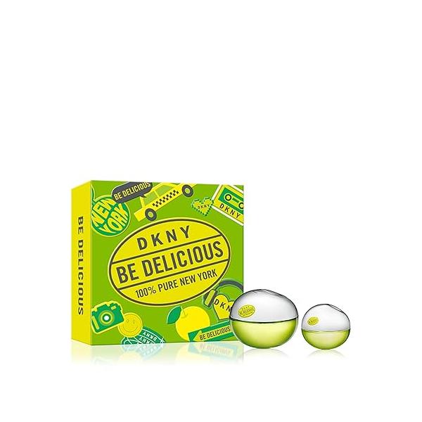 DKNY Be Delicious Eau de Parfum 2 Piece Gift Set For Women - Perfume Spray 3.4 Fl. Oz. & 1.0