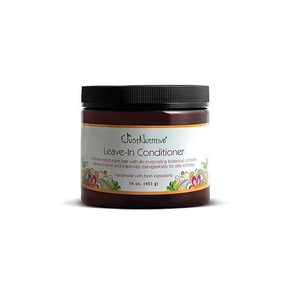 Just Nutritive Leave in Conditioner/Multitasking In for All Hair Types/Pure ingredients fight frizz, split ends and creates radiant healthy shine