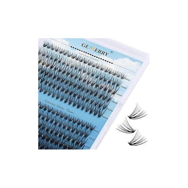GEMERRY Magnetic Eyelashes with Applicator Fluffy Look No Glue Eyeliner Needed Lash Tool Kit Easy to Wear for Beginners