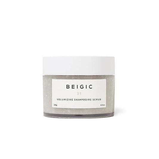 BEIGIC Volumizing Shampooing Scrub - Vegan Clarifying Scalp Exfoliator & Shampoo with Sacha Inchi Oil Sea Salt for Buildup, Flakes Itchy Scalps (8.81 Oz)