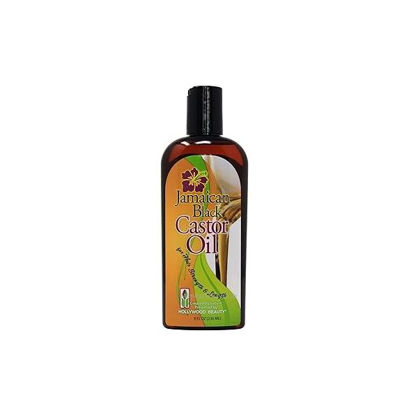 Hollywood Beauty jamaican black castor oil 8 fluid ounce, Black, Fl Oz