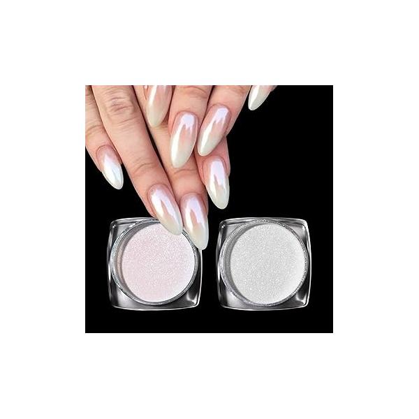 Pretty Diva Gold Chrome Nail Powder, Powder for Nails Mirror Powders Metallic Pigment Decoration DIY Art,Craft