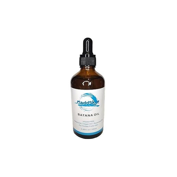 Batana Oil for Hair Growth. With Argan and Rosemary Oil. Genuine Results Consistent Use. Thickening, Moisturizing, Strengthening Serum For Women Men. Weak, Dry, Frizzy 100ml