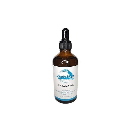 Batana Oil for Hair Growth. With Argan and Rosemary Oil. Genuine Results Consistent Use. Thickening, Moisturizing, Strengthening Serum For Women Men. Weak, Dry, Frizzy 100ml