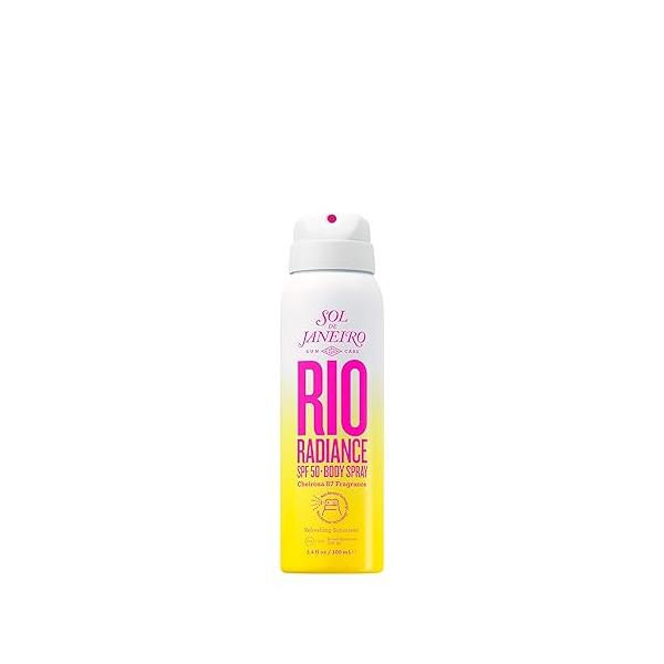 SOL DE JANEIRO Rio Radiance SPF 50 Body Spray Broad Spectrum | Sunscreen for Niacinamide and Antioxidants Sheer Coverage UV Protection