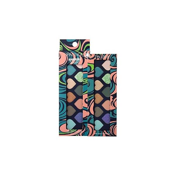 Pacifica Pink Nudes Mineral Eyeshadow Palette, 10 Neutral Shades, For Natural or Smoky Eye Look, Naked Makeup, Longwearing & Blendable, Vegan, Cruelty Free Ophthalmologist Tested