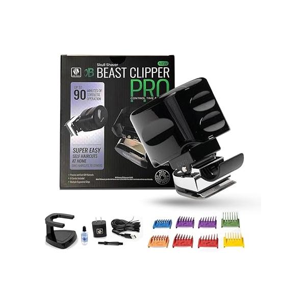 Skull Shaver Beast Clipper Pro: Ultimate Home Haircut & Grooming Kit for Men/Women - DIY Haircut,Hair Clippers, Self Tool.