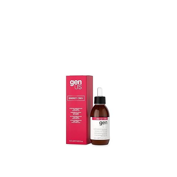 GENUS Energizing Lotion - Strengthens Fine, Weak Hair with Horseradish, Soya and Wheat Proteins, Promotes Growth, Reduces Breakage, Purifies Scalp 125ml