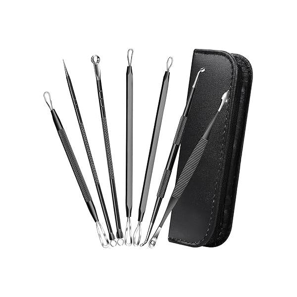Teenitor 7 in 1 Pimple Popper Tool Kit - Blackhead Remover, Extractor, Comedone Extractor for Face