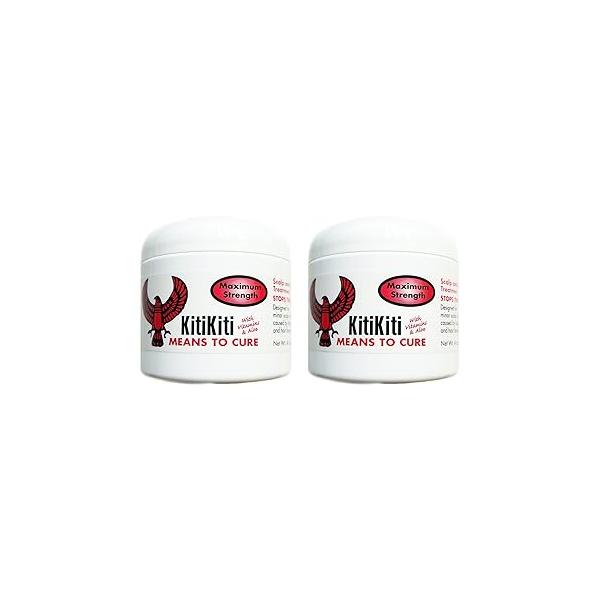 KitiKiti Scalp and Skin Treatment Maximum Strength 4oz Jar (2 Pack)
