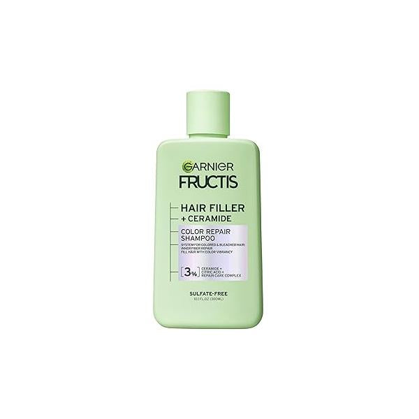 Garnier Fructis Hair Filler Color Repair Conditioner with Ceramide, Smoothing & Sulfate Free for Colored, Bleached Hair, 10.1 Fl Oz, 1 Count