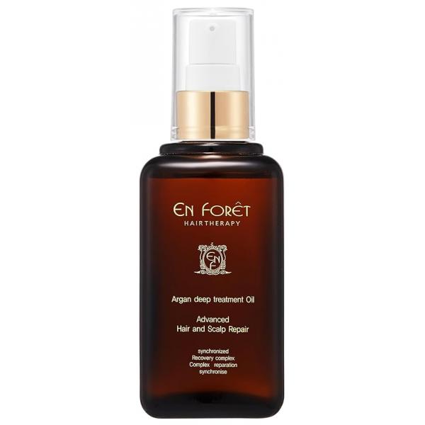 Argan Deep Treatment Oil 3.38 Fl Oz, Advanced Hair & Scalp Repair, for Dry Damaged Hair, Moisturizes Scalp, Professional Korean Head Spa Salon Grade Care