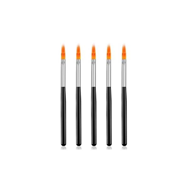 DANNEASY 4pcs Ombre Nail Brush Sponges Pen Design Brushes Polish French Tip for Art Manicure Tools with Sponge Head