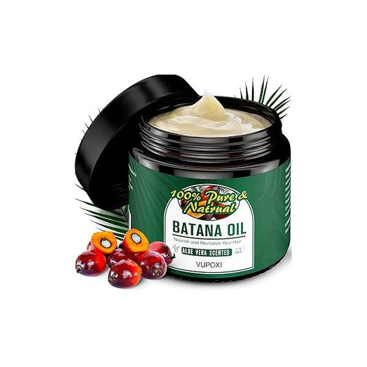 Batana Oil for Hair Growth - Dr. Sebi Pure batana oil from Honduras Unrefined Raw hair Prevents Loss Promotes Thickness 100% Natural Organic 7.7 Fl OZ