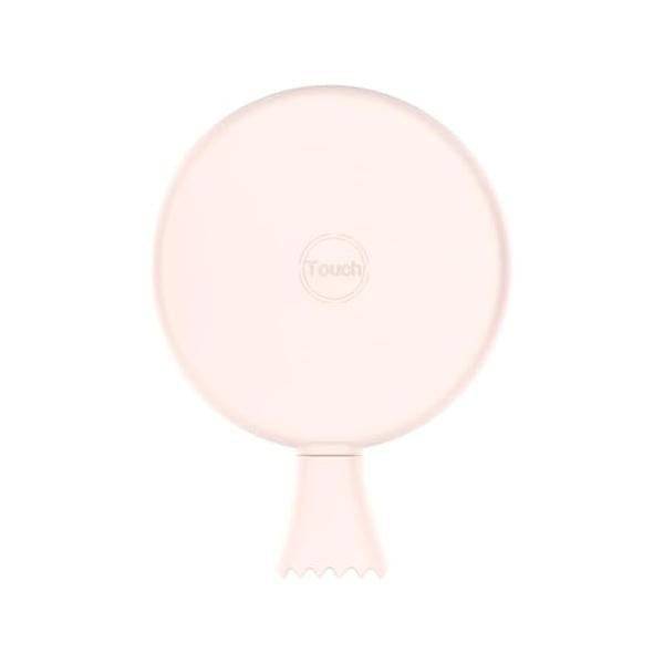 PIXIADORE LED Lighted Compact Mirror，Cute Portable Travel Purse Makeup Mirror for Halloween Christmas New Year Party Gift(White-Lightning)