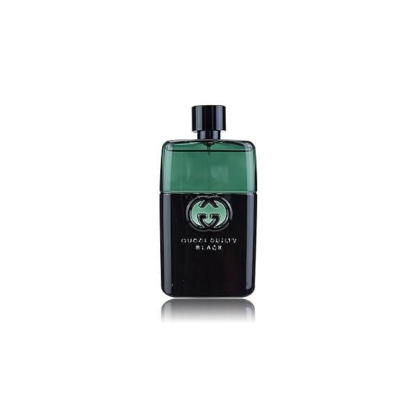 Gucci Eau de Toilette Spray for Men, Guilty Black Pour Homme, 1.6 Ounce