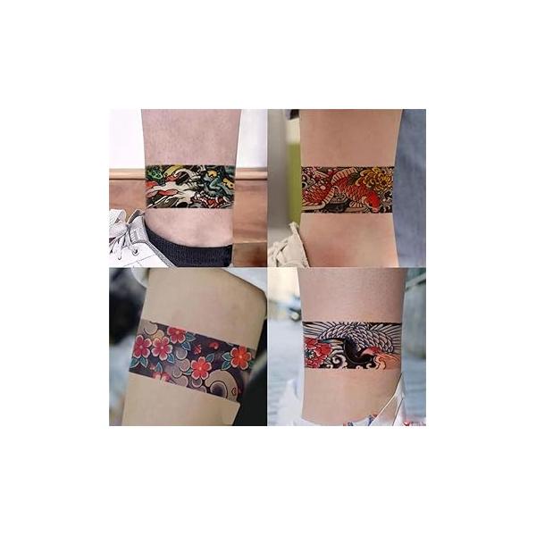 2 Sheets Waterproof Hand Back Body Art Temporary Tattoos Stickers Sun Moon