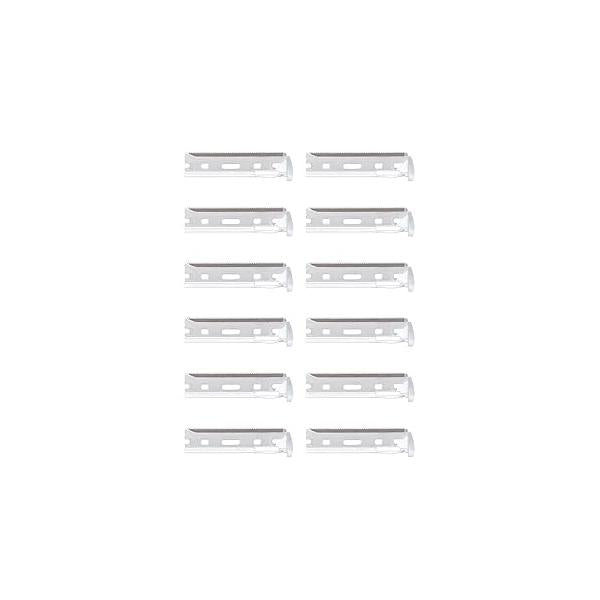 Facial Razor Replacement Blades - Be suitable for tweezerman facial razor refills.12 Count (Pack of 1)