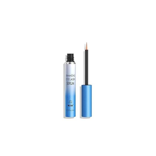 Lash Serum, W3W Eyelash Growth Serum for Boost Advanced Formula Longer, Fuller, and Thicker Lashes, 3 ML (Blue)