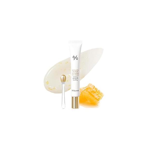 leegeehaam Dr.Ceuracle Royal Vita Propolis 33 Capsule Eye Cream with Applicator (20ml / 0.67 fl. oz.) - Soothing, Hydrating Serum Cream, Dark Circle Relief