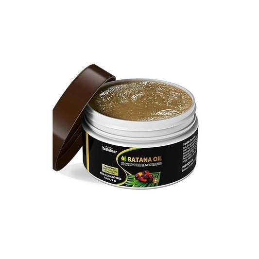 Batana Oil for Hair Growth,Natural Organic Repairs Damaged Hair,Enhances Thickness,Eliminates Split Ends,Prevents Loss Men & Women.