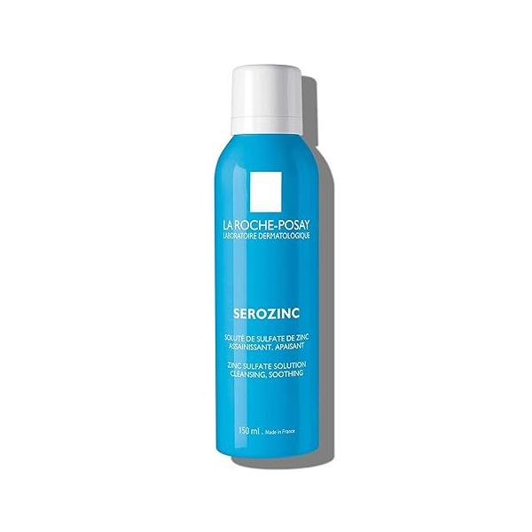 La Roche-Posay Serozinc Face Toner for Oily Skin with Zinc, Mattifying Spray and Acne Prone to Reduce Shine Oil Control, Alcohol Free Mist, 5 Fl Oz (Pack of 1)
