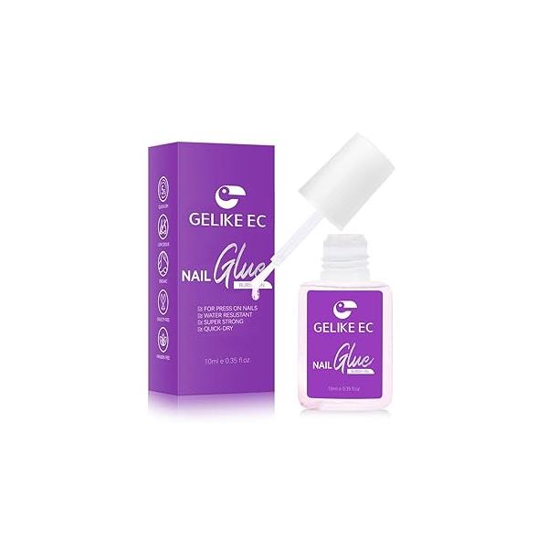 Gelike EC Solid Glue Gel for Nail - Adhesive Press on Tips 30g