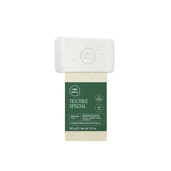 Tea Tree Body Bar Soap, Deep Cleans + Exfoliates, For All Skin Types