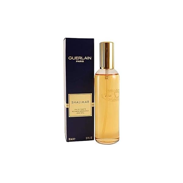 Shalimar Eau de Toilette Spray Refill for Women by Guerlain 3.1 Oz / 93 Ml