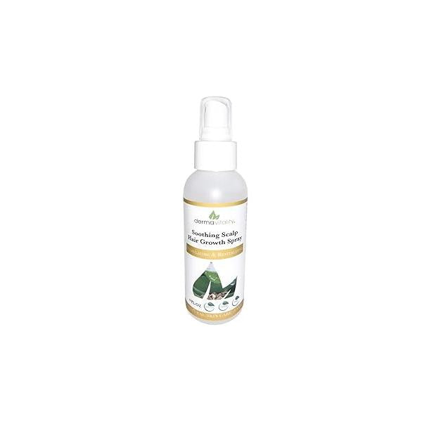 Soothing Scalp Hair Growth Spray. Soothes Dry Itchy Scalp. Loss Treatments for Women and Men, Chemo Patients - 4 Ounces