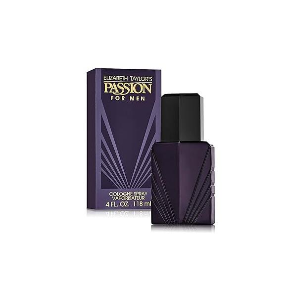 Men's Cologne Fragrance Spray by Elizabeth Taylor, Passion, 4 Fl Oz
