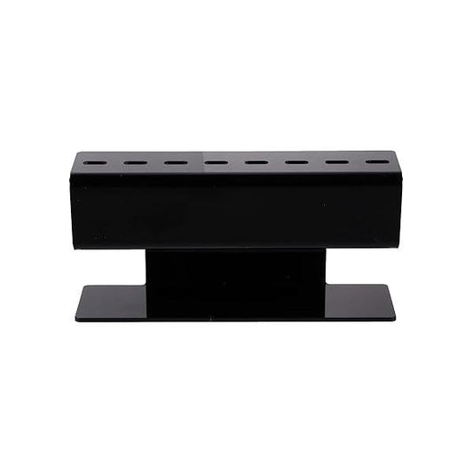 Beaupretty Eyelash Extension Tweezers Stand Holder 8 Holes Acrylic Display Storage for Extensions Supplies Accessories Tools Black