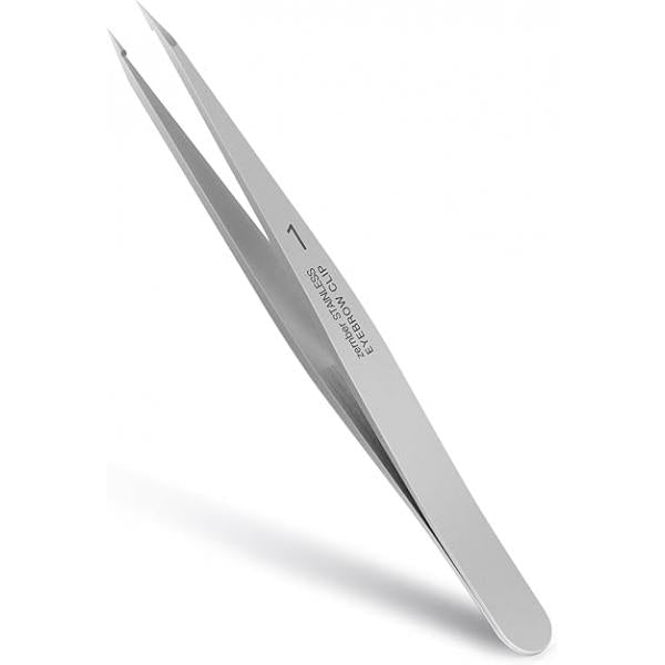 Eyebrow Hair Removal Tweezers, Slant Tweezer Handmade Professional Facial & Remover No Gaps Stainless Steel