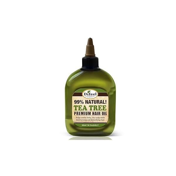Difeel Premium Natural Hair Oil - Tea Tree for Dry Scalp 7.1 Ounce