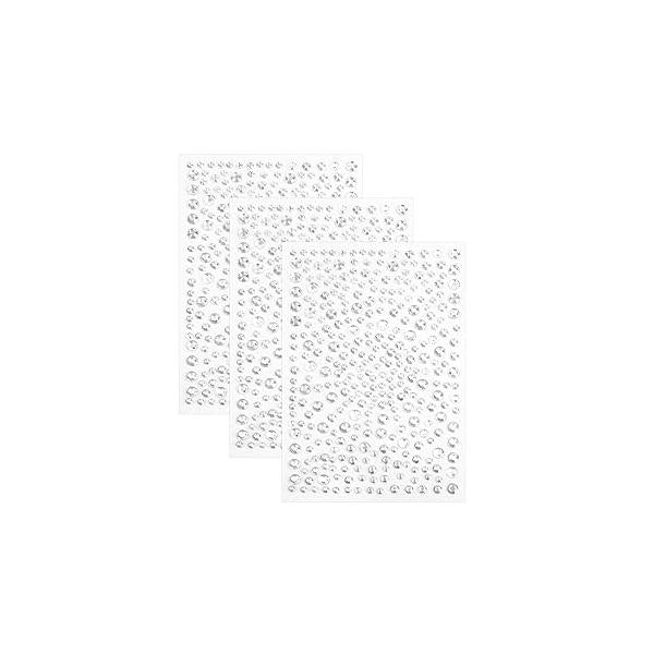 969pcs Face Gemstones Stick, Self-Adhesive On Rhinestones Acrylic Festival Stickers Gems Diamonds Makeup Eye Temporary Tattoo Jewels for Women Girls Body (Style 1)
