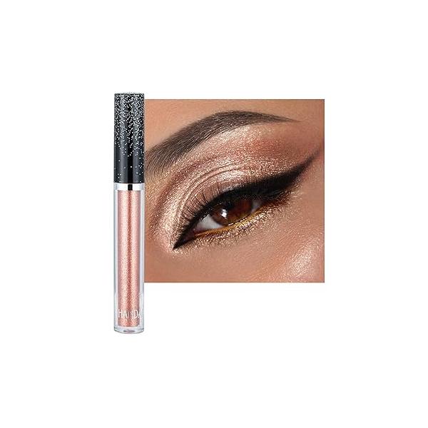 Liquid Eyeshadow, Purple, High-Pigmented Colorful Glitter Eye Shadow
