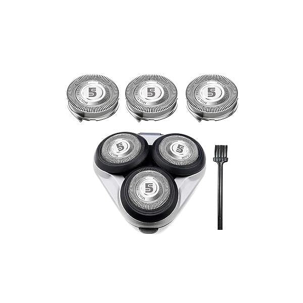 SH50 Replacement Heads Compatible with Philips Norelco Series 5000, Blades for Fit HQ8