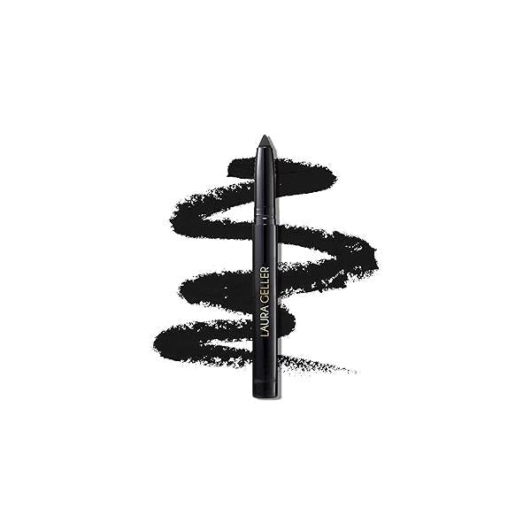 LAURA GELLER NEW YORK Kajal Longwear Kohl Eyeliner Pencil with Caffeine, Smooth & Blendable Makeup, Dark Brown