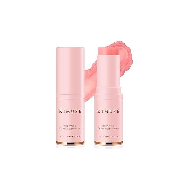 KIMUSE Hydrating Multi Balm Stick, All-in-One Lip Eye Cream Neck Make Up Base, Reduce Wrinkle & Moisturizing Moisturizer For Face Skin Care