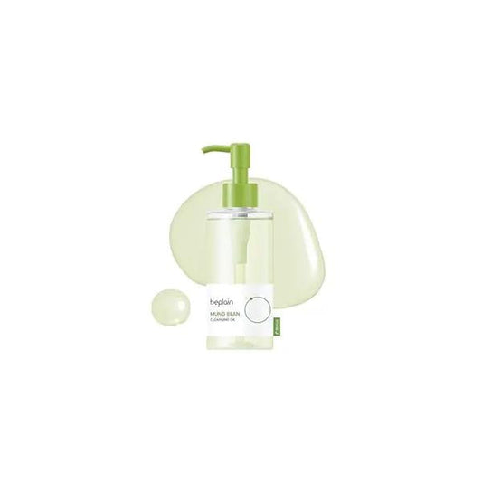 beplain Mung Bean Cleansing Oil(6.76fl.oz/200ml)| Fragrance-Free | Non-Comedogenic Tested| Makeup Blackhead Remover & Deep Pore Cleanser| Suitable for Sensitive Skin| Double Korean Skincare