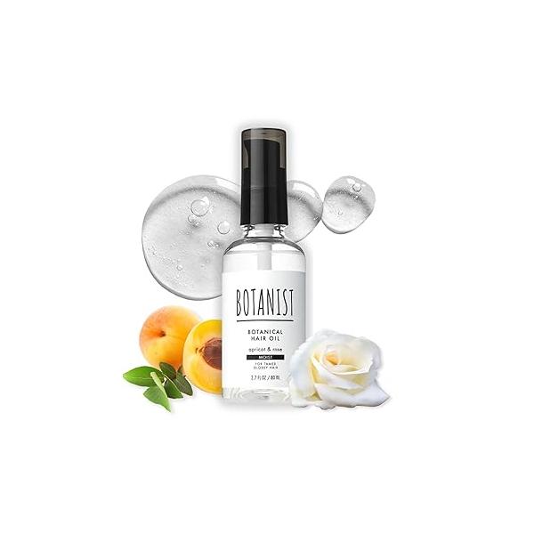 Organic Hair Oil for Frizzy, Tangled, Damaged, Dry Women & Men, Natural Scalp Spray with Micro-Protein Plant Extracts, Care from Japan, SMOOTH, Pear Jasmine 2.7 Fl Oz
