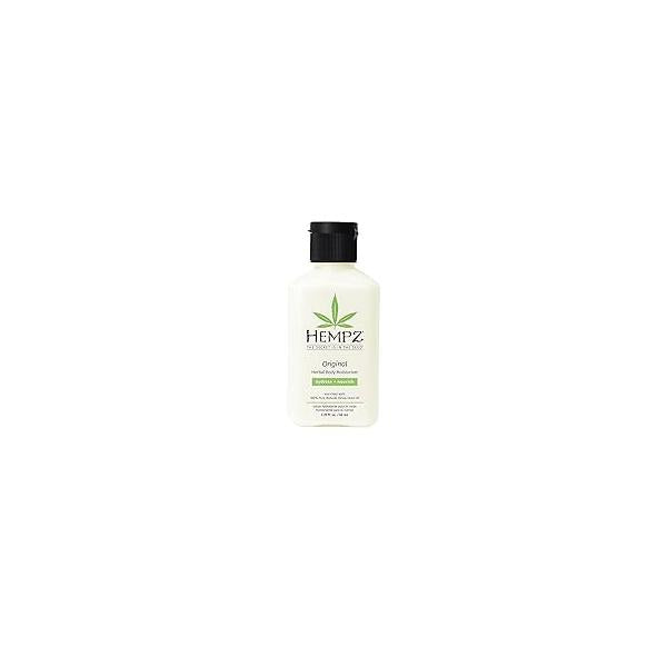 HEMPZ Body Lotion - Floral & Banana Daily Moisturizing Cream, Shea Butter Hand and Moisturizer Hemp Skin Care Products, Seed Oil Mini, 2.25 oz.